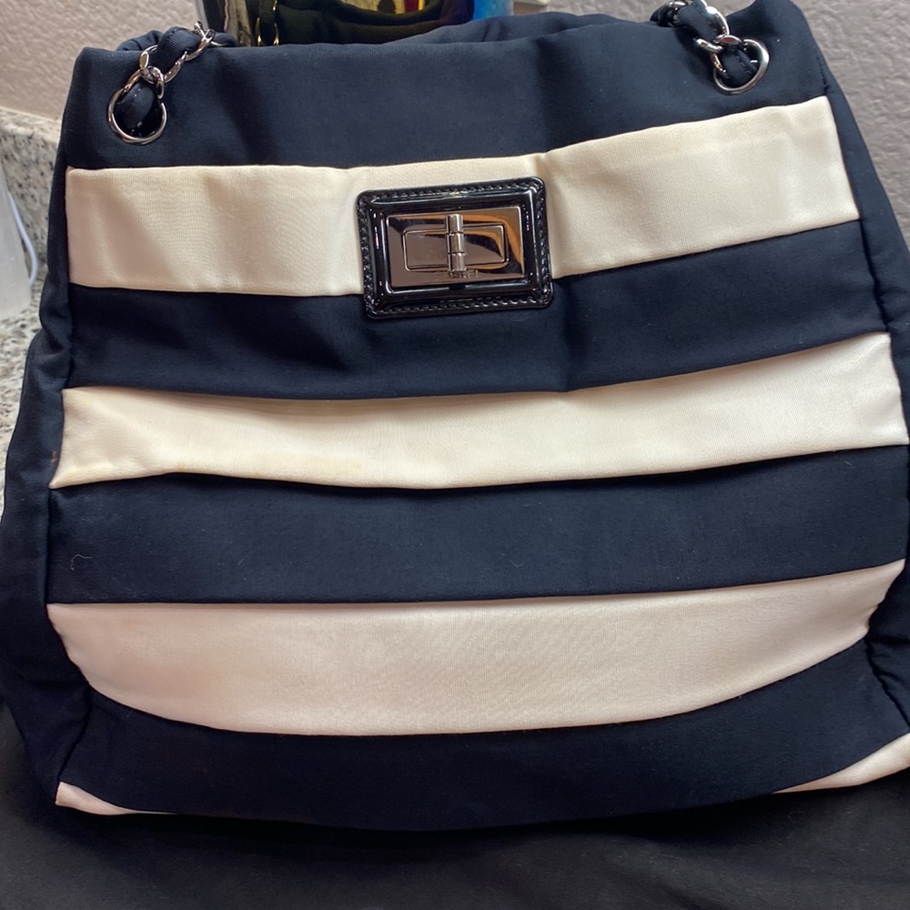 Auth. Chanel 2.55 Reissue Black & White Tote Bag - Picture 1 of 17